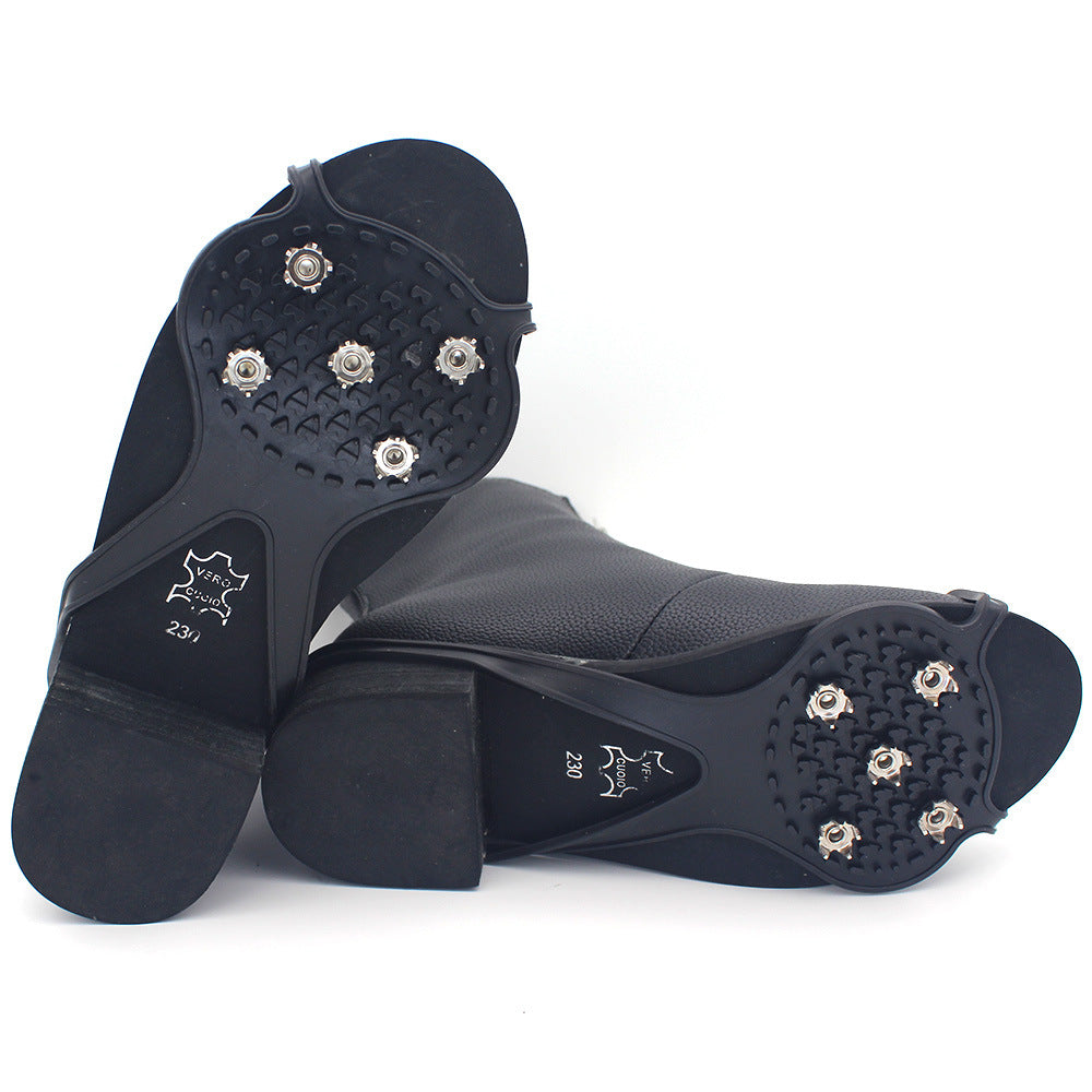 Spike Grips Cleats For Snow Studs Non-Slip Climbing Hiking Covers