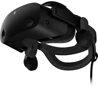 Reverb G2 VR Headset with Controller, Adjustable Lenses & Speakers from Valve, 2160 X 2160 LCD Panels, for Gaming, Ergonomic Design, 4 Cameras, Compatible with Steamvr & Windows Mixed Reality