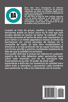 EL PODER DE ESTAR SOLO (Abrazando mi Soledad) (Spanish Edition)