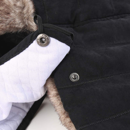 Warm Winter Hunting Hats with Ear Flaps Mask Aviator Black