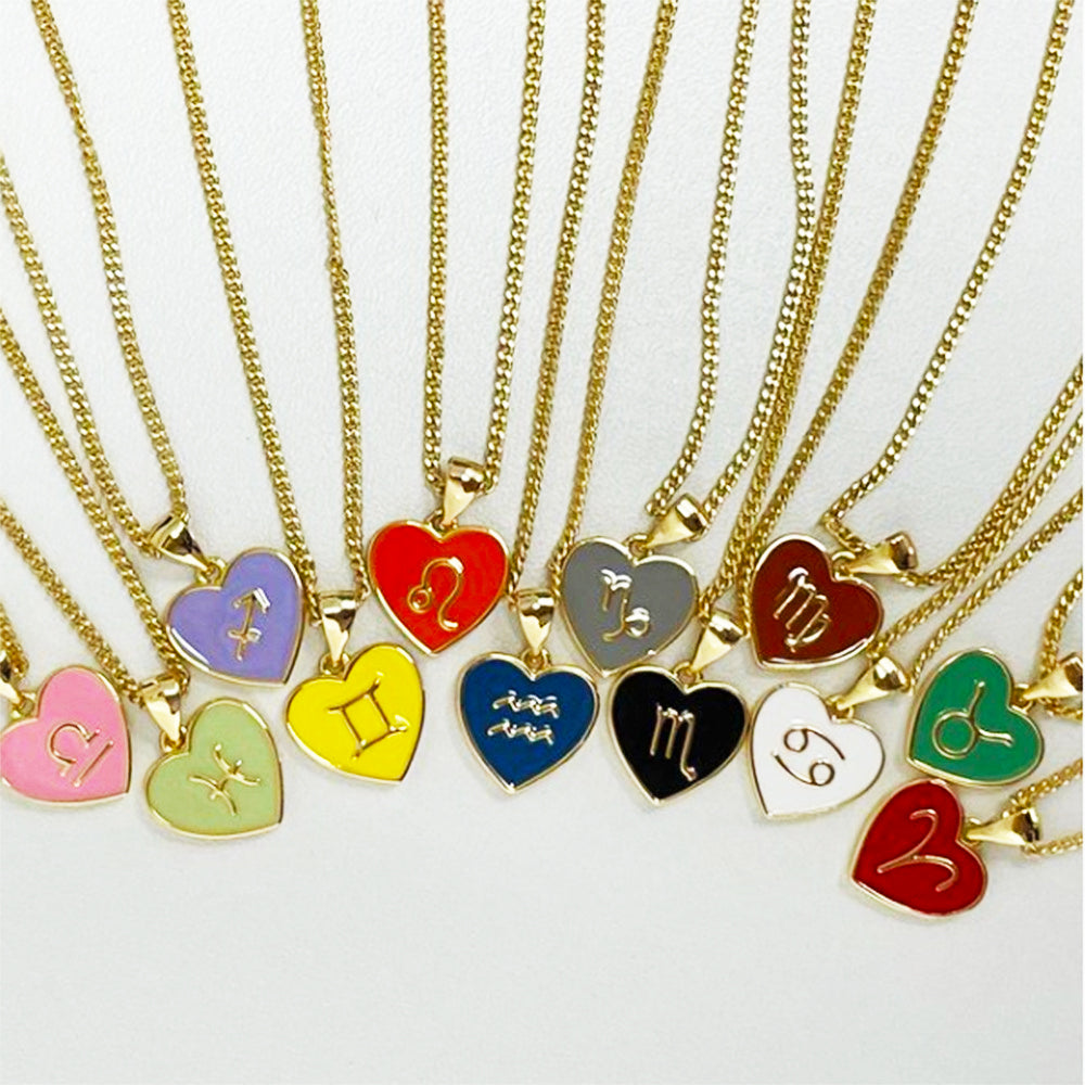zodiac  Love Necklace