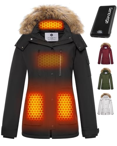 Women Heated Jacket Electric Warming Coat